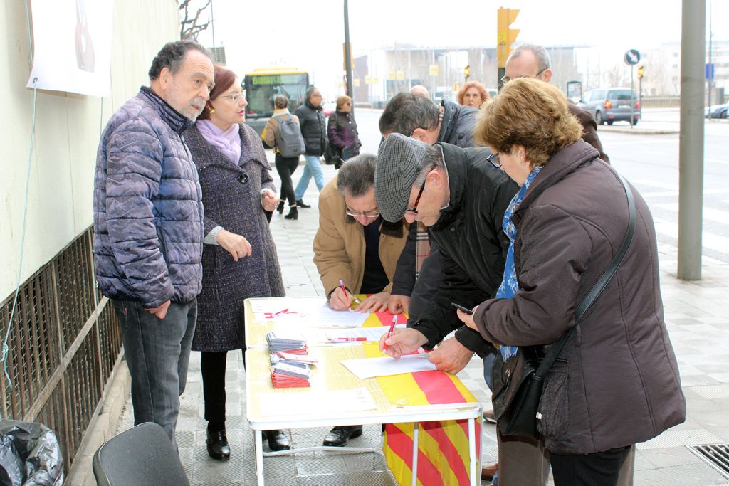 UGT-Terres de Lleida recull signatures per l'increment digne i suficient de les pensions