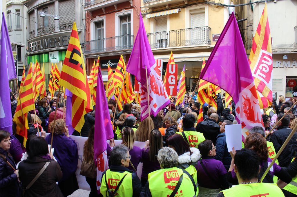 La UGT-Terres de Lleida es bolca amb la jornada de vaga d’aquest 8 de març
