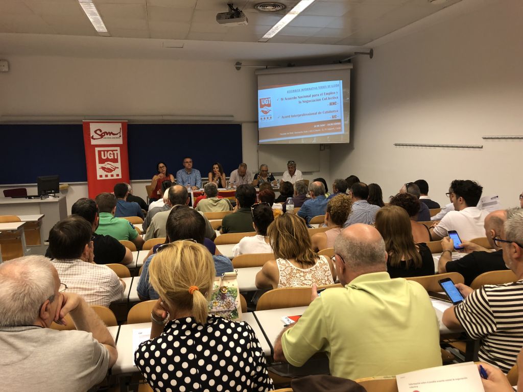 La UGT-Terres de Lleida preveu pujades als salaris de tots els convenis