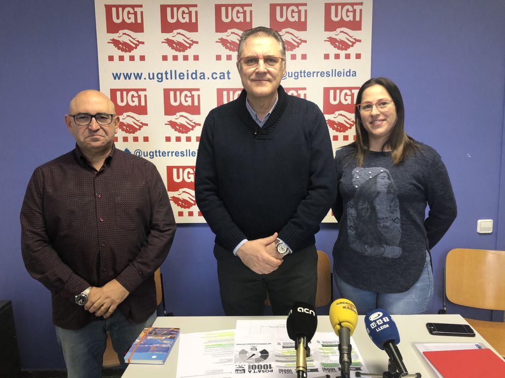 La UGT-Terres de Lleida treballarà aquest 2019 perquè tots els convenis que se signin a la demarcació estiguin per sobre dels 1.000 euros