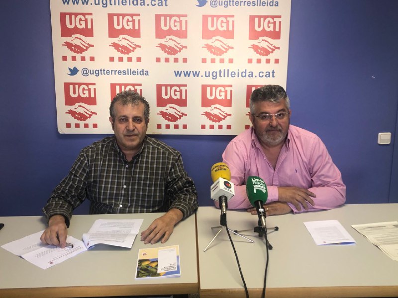 La UGT-FICA de les Terres de Lleida interposa una desena de denúncies durant la campanya de la fruita 2019
