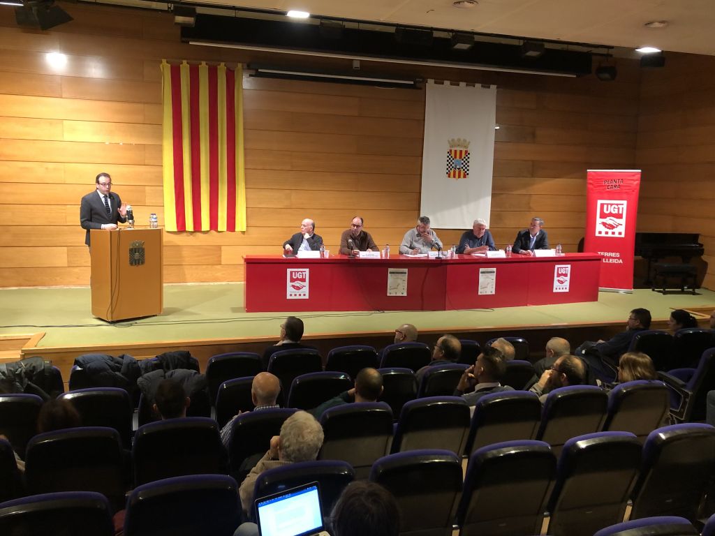 La UGT-FICA de les Terres de Lleida debat sobre el present i futur de la industrialització al Pla d’Urgell