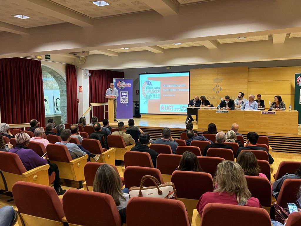 La UGT-Terres de Lleida celebra un Comitè Territorial Extraordinari per cobrir dos vacants de la Comissió Executiva