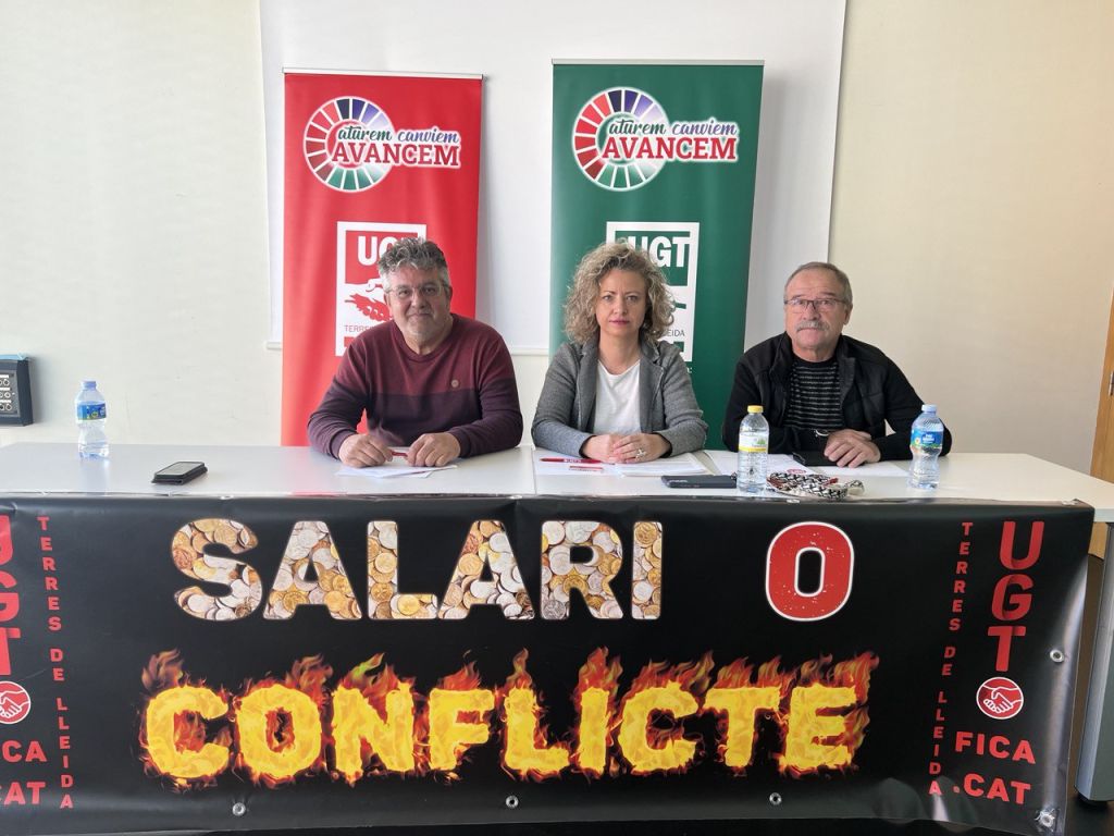 La UGT-FICA demanda a Unió de Pagesos i JARC per no equiparar les taules salarials del conveni Agropecuari de Catalunya al Salari Mínim Interprofessional