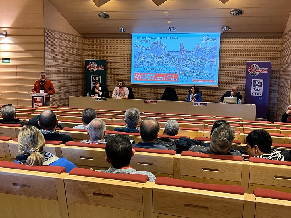 La UGT-Terres de Lleida celebra el seu segon comitè territorial ordinari