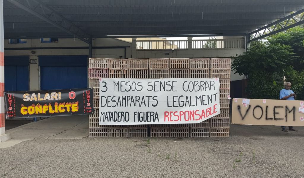 Desbloquejada la situació a l’Escorxador Figuera d’Agramunt, gràcies a la lluita sindical d’UGT-FICA de les Terres de Lleida