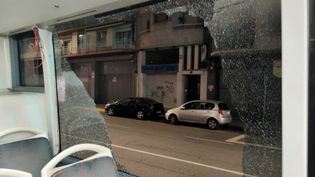 Preocupació per l'augment d'actes vandàlics contra els autobusos urbans de Lleida