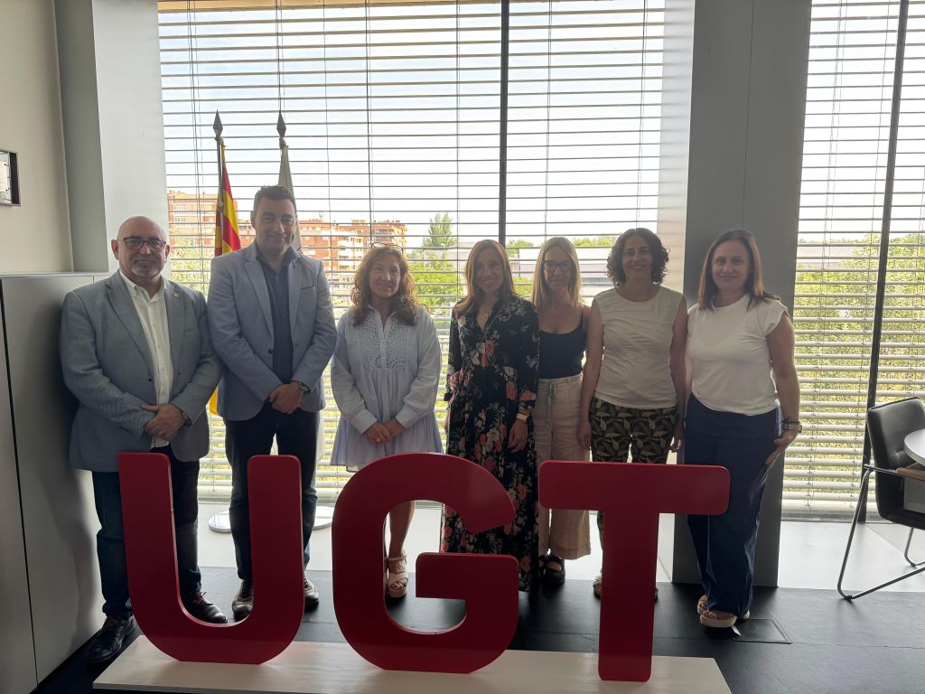 Reunió d'UGT i AMIC amb el vicepresident primer de la Diputació de Lleida