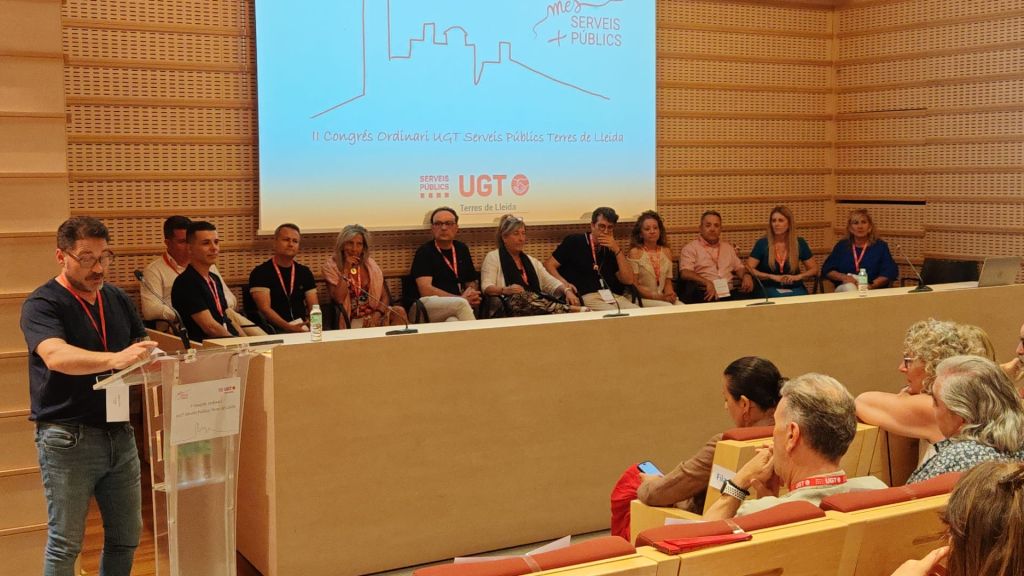 Bea Bonilla seguirà quatre anys més al capdavant de la UGT-Serveis Públics de les Terres de Lleida
