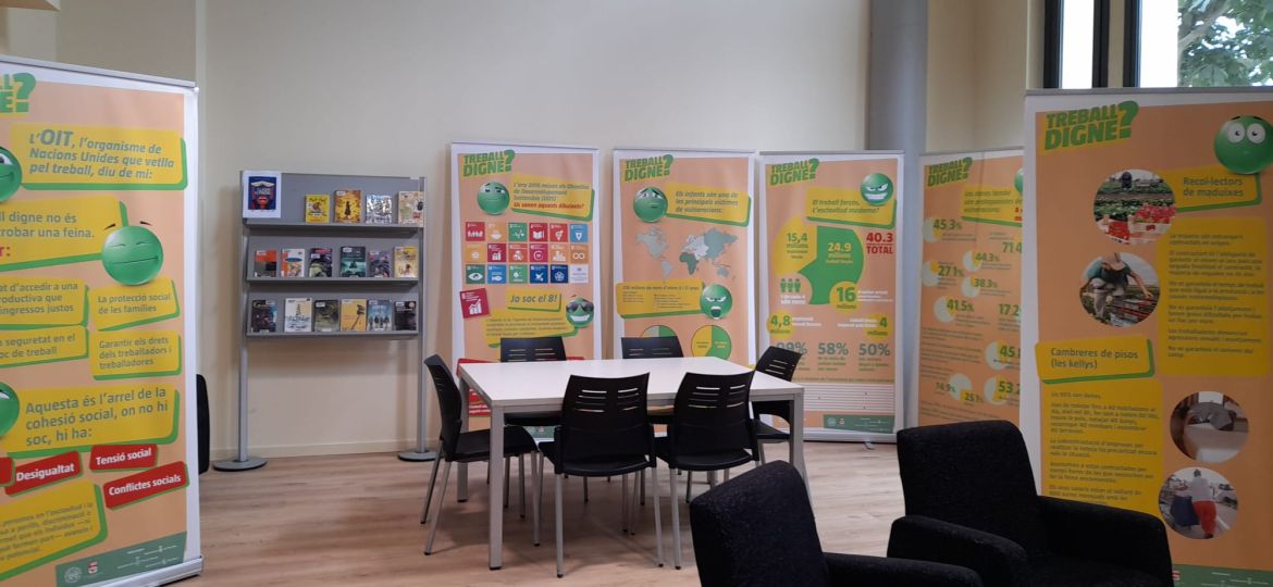 ugt-exposicio-treball-digne-biblioteca-tremp-juny25