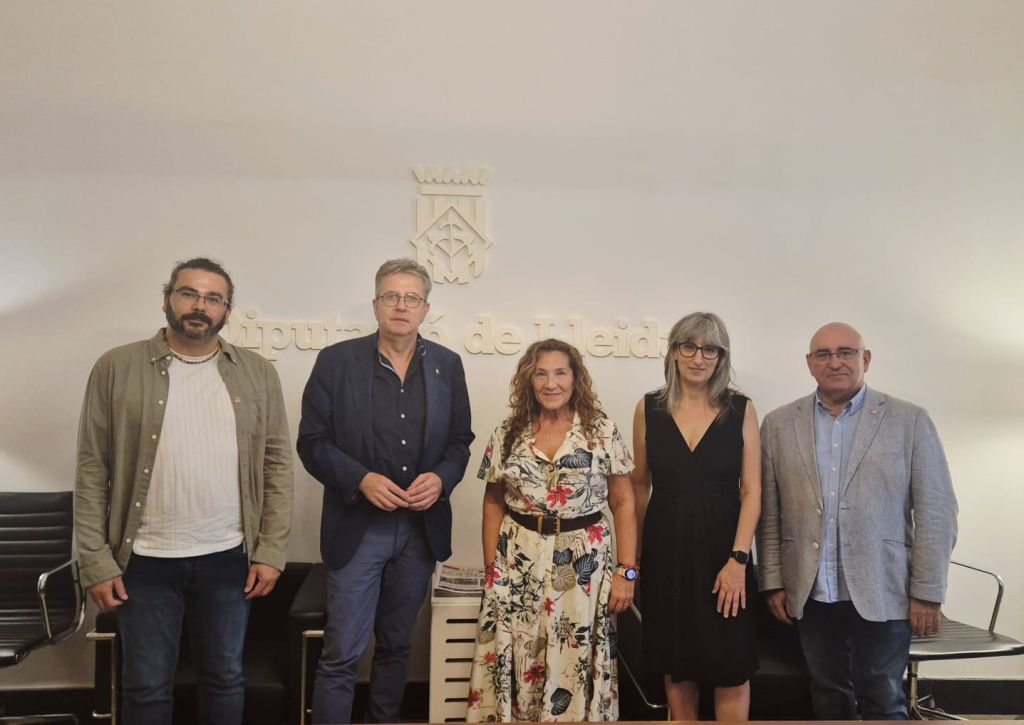 Reunió institucional amb el president de la Diputació de Lleida