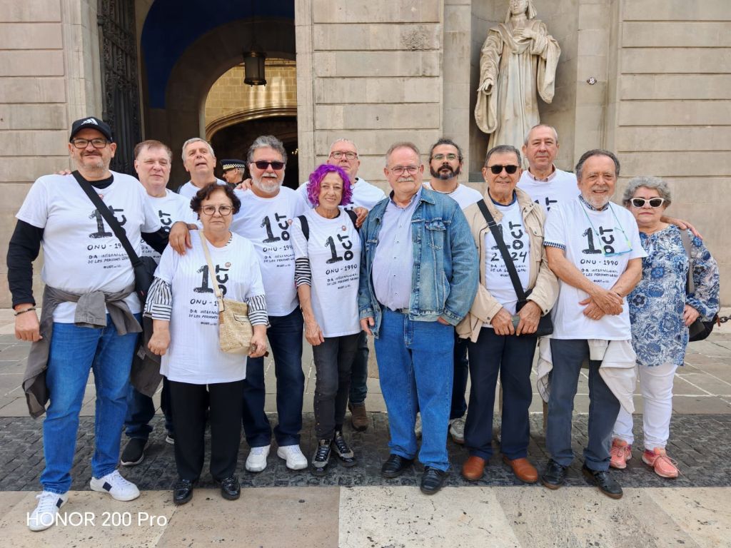 Jubilats i jubilades de la UGT-Terres de Lleida participen a la mobilització contra l’edatisme a Barcelona
