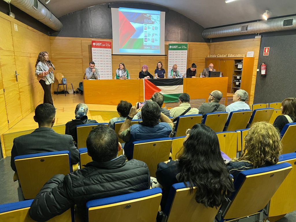 Jornada de reflexió a Lleida per reivindicar el final del genocidi al poble palestí