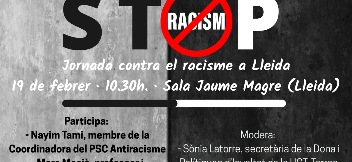 UGT cartell jornada racisme (1)