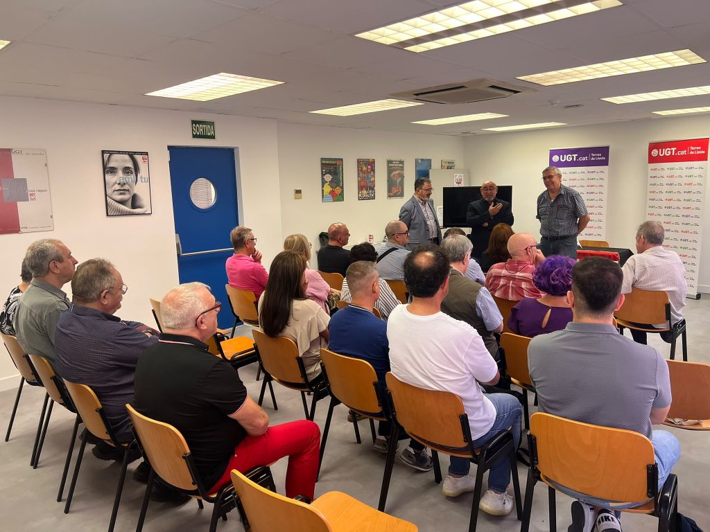 La UGT-Terres de Lleida reclama una llei integral de la gent gran que garanteixi drets, autonomia i una vida digna. / UGT Terres de Lleida