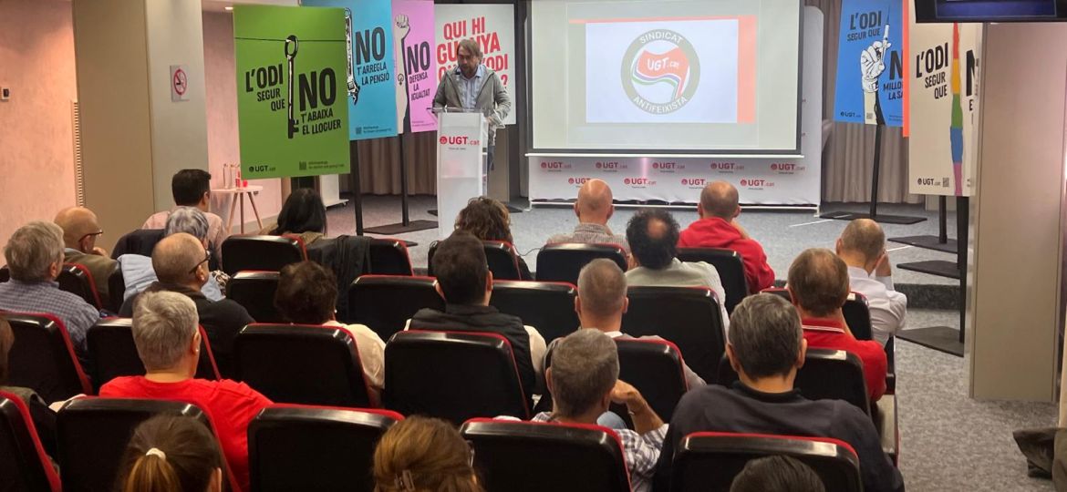 La UGT crida a frenar els discursos d’odi i alerta de les conseqüències del vot de càstig a l’extrema dreta.